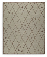 A2Z Furniture - Ashley Furniture - Guyford Rug - 5' x 7' Rug / Beige/Brown - R406872